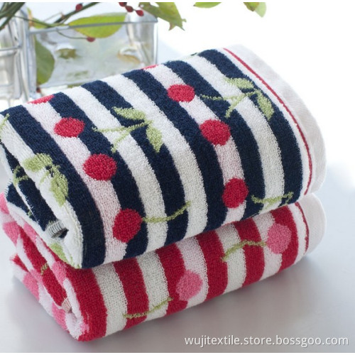Super Soft Cotton Face Towel Terry Hand Towel (WJ-F1072)